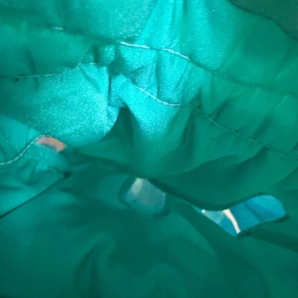 Weissman LC 13557 Turquoise Green Dance Costume Ballet Tutu Floral Mermaid